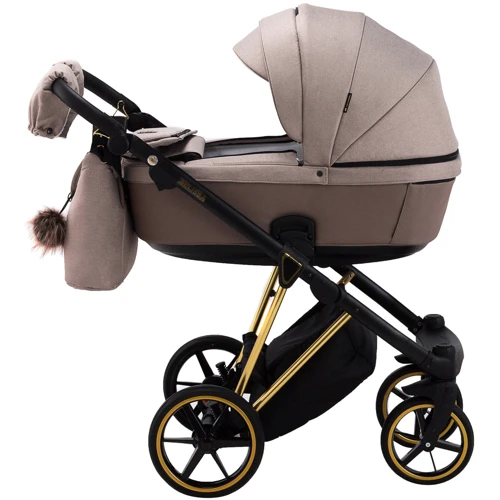 Коляска 2 в 1 Adamex Belissa Special Edidion (Gold) PS-528 фото 9