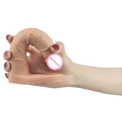 Насадка для двойного проникновения LoveToy The Ultra Soft Double Vibrating 7"