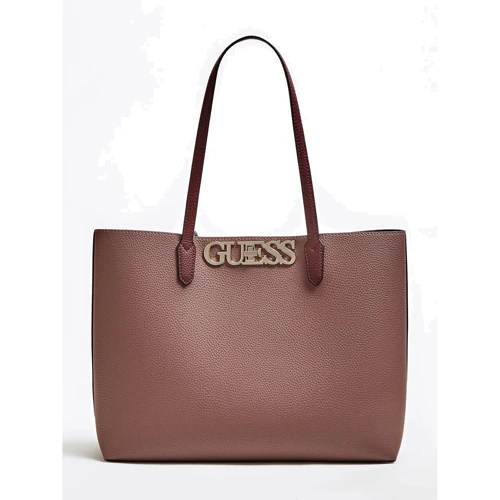 Женская сумка тоут Guess Uptown Chic Barcelona Tote бордовая (HWVG7301230-MOC)