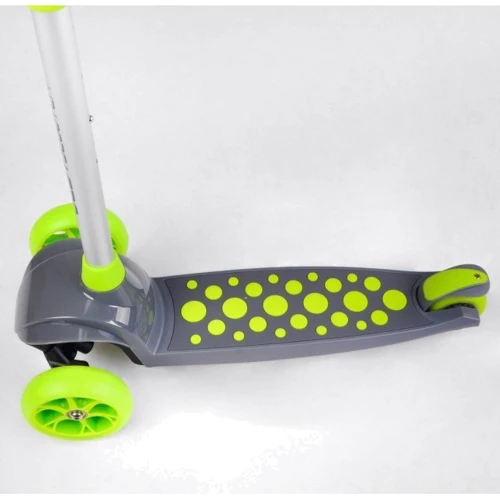 Самокат Best Scooter серо-зеленый (LК-70111): Тип тормоза ножной