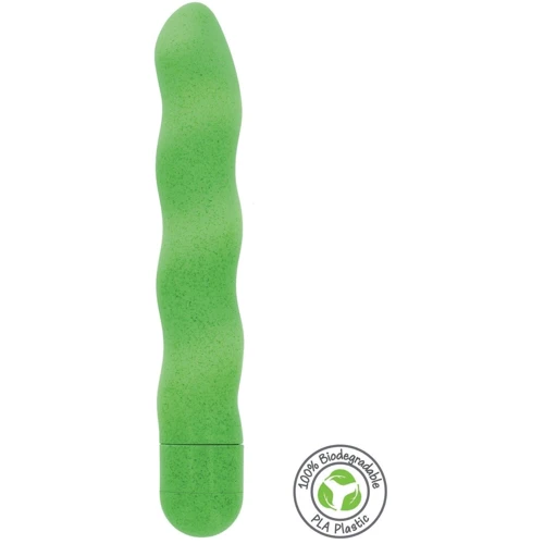 Вибратор Fuck Green Organic Wave Vibrator Green