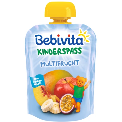 Пюре Bebivita мульти-фрукт, 90 мл (4018852016984)