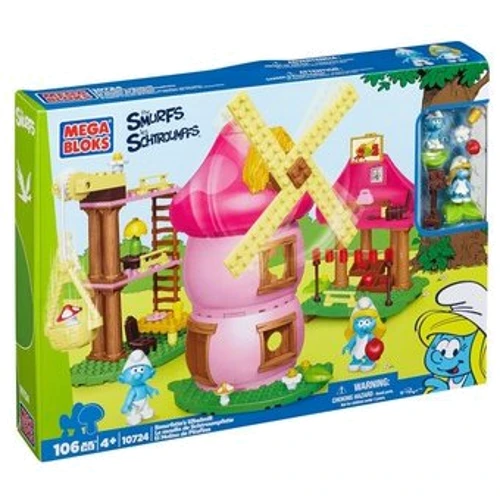 Набор Mega Bloks 10724 Смурфы: Мельница (106 дет.)