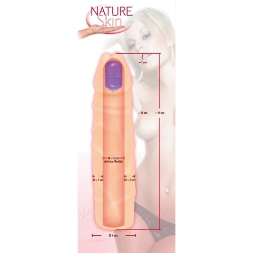 Насадка на член с вибрацией Orion Nature Skin Sleeve with Bullet