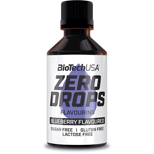 Заменитель питания BioTechUSA Zero Drops 50 ml /100 servings/ Blueberry