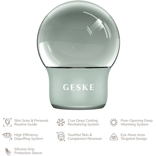 Массажер GESKE Cool&Warm Face and Body Massager 7в1 green