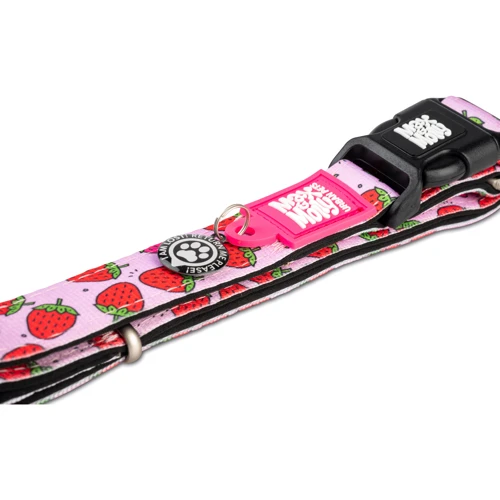 Нашийник Max & Molly Urban Pets Smart ID Collar - Strawberry Dream/M з принтом Полунична мрія (4894512051645): Виробник Max & Molly Urban Pets