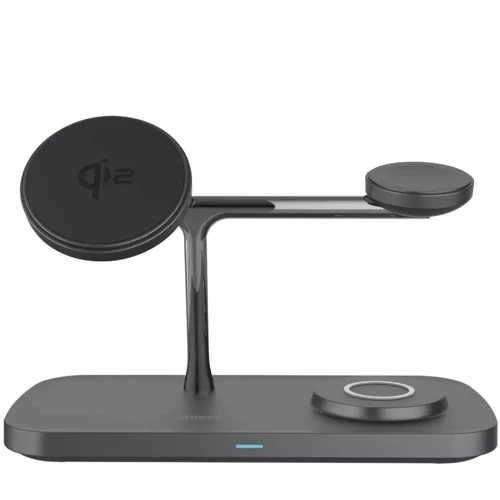 Зарядное устройство Proove Wireless Charger Magnetic Field Pro 3 in 1 Qi2 Black (WSMP15002001)