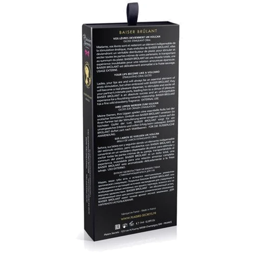 Стимулирующий блеск для губ Plaisirs Secrets Stimulating Oral Gloss Baiser Brulant (7 мл)