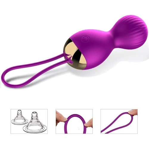 Вагинальные шарики с вибрацией и с пультом ДУ FOX - Vibrating Silicone Kegel Balls USB