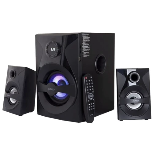 Акустическая система F&D F380X Black: Выходная мощность колонок 2x13 Вт