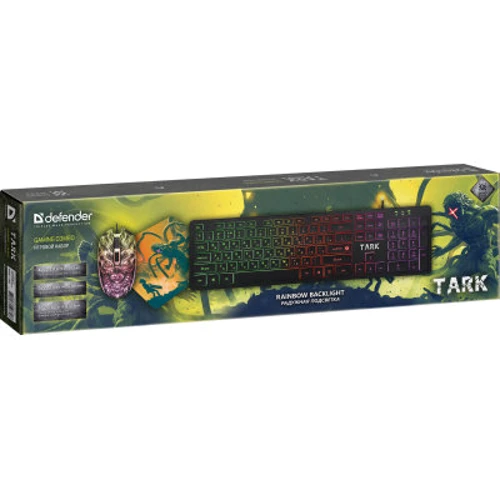 Комплект проводной Defender Tark C-779 (52779): Количество клавиш 104