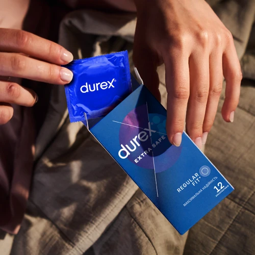 Презервативы латексные со смазкой Durex №12 Extra Safe максимальная надежность