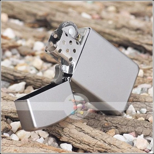Зажигалка Zippo Satin Chrome узкая (1605) фото 2