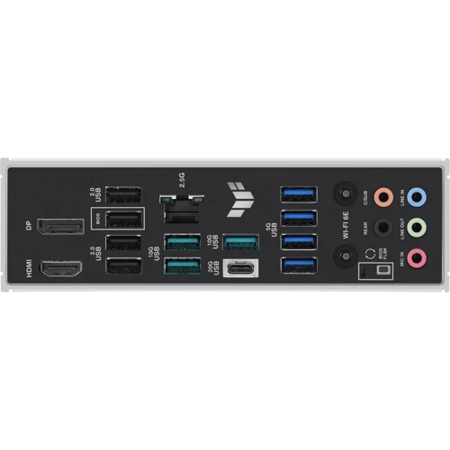 ASUS TUF GAMING B850M-PLUS WIFI UA: Разъемы на плате USB 3.2 Gen 2, USB 3.2 Gen 1, USB 2.0, M.2, PCI Express x1, SATA 3.0
