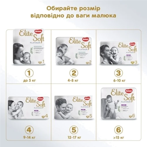 Подгузники Huggies Pants Elite Soft Platinum 4 Mega 44 шт: Тип Подгузники-трусики