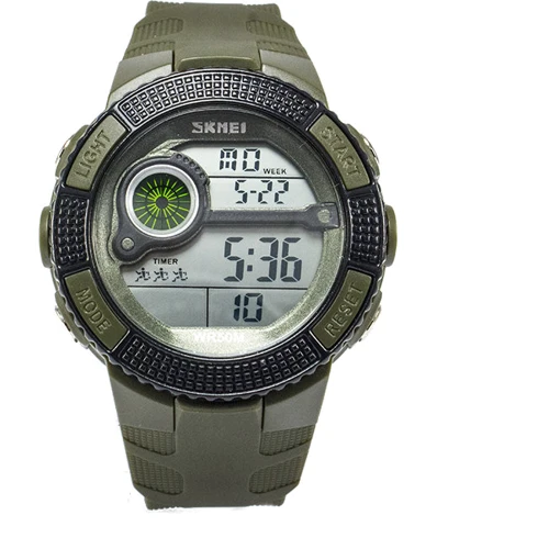 Наручний годинник Skmei 1027 Army Green: Механізм кварцовий