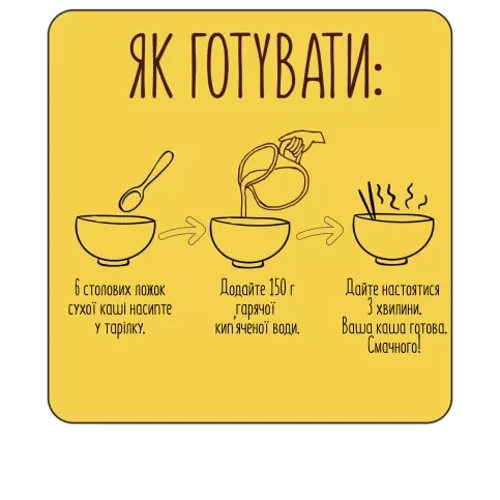 Каша Street Kasha Гречневая с грибами 250 г (4820201770351): Вид Каша