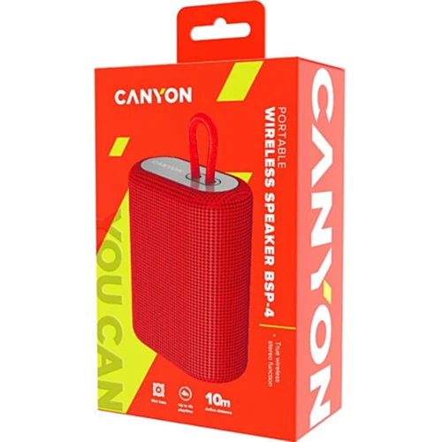 Акустика Canyon BSP-4 Red (CNE-CBTSP4R): Совместимость Android, iOS, Windows