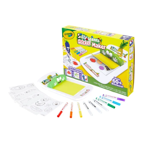 Набор для творчества Crayola Silly Scents Создание ароматных стикеров (74-7261): Производитель Crayola