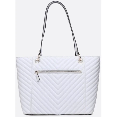 Сумка жіноча GUESS NOELLE ELITE TOTE біла (HWQG7879230-WHI): Фактура Стеганая, Матовая