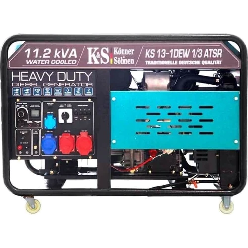 Дизельный генератор Konner&Sohnen KS 13-1DEW 1/3 ATSR