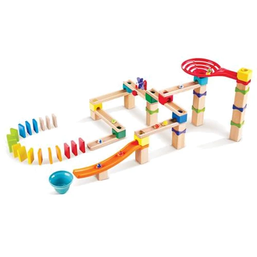 Конструктор-лабиринт Hape Marble Run Гоночная трасса 81 элементов (E1101) фото 2