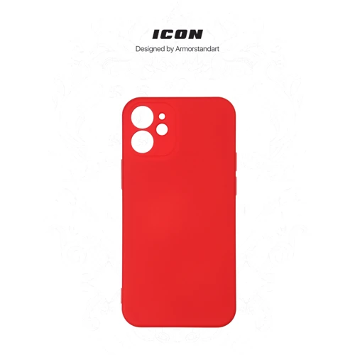 Чехол для iPhone ArmorStandart ICON Case Chili Red (ARM57487) for iPhone 12 mini: Материалы Силикон