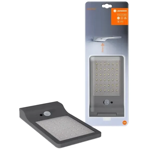 Светильник на солнечной батарее LEDVANCE DOORLED SOLAR 3w (320Lm) 4000K датчик движения фото 1