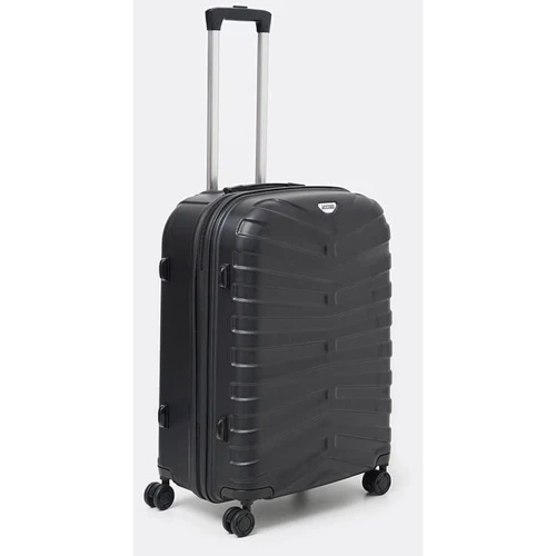 Чемодан Ricco Grande L black (T15002black-L): Фактура Зернистая, Матовая