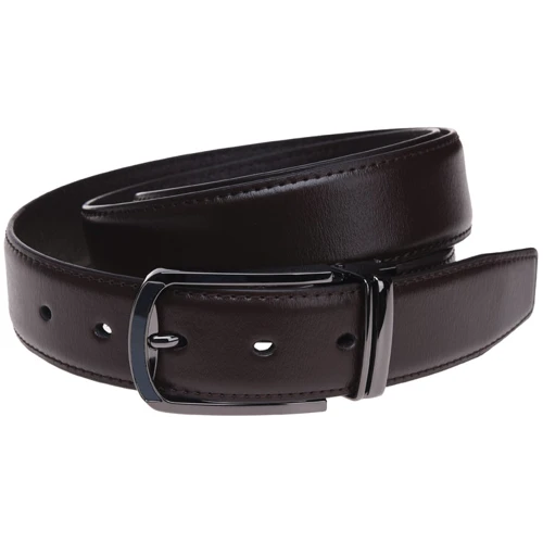 Чоловічий ремінь Borsa Leather чорний (v1n058-3A)