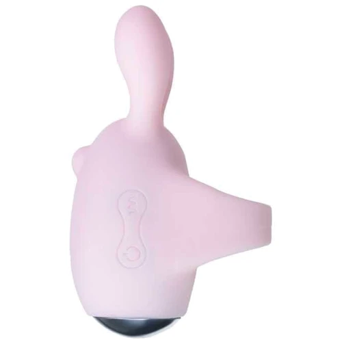 Набор JOS Vita: виброяйцо + вибронасадка на палец Light Pink