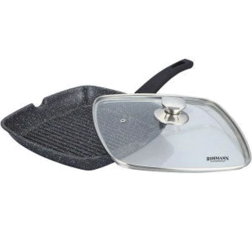 Bohmann гриль 28см с крышкой (1002-28 MRB-BH)
