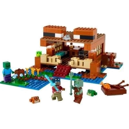 Конструктор LEGO Minecraft Будинок у формі жаби (21256): Рекомендований вік от 8 лет