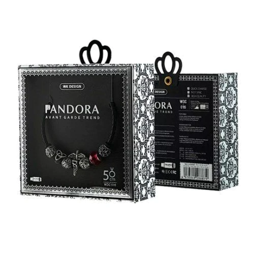 Кабель WK USB Cable to Lightning Design Pandora Sphinx (WDC-016-SX): Довжина 0.5 м