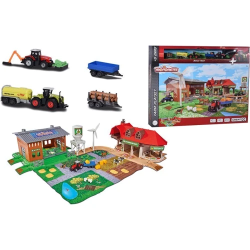 Игровой набор Majorette Креатикс Большая ферма с 5 машинками (2050009)