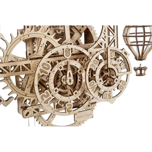 Механическая модель UGEARS Аэро Часы. Настенные часы с маятником (70154) фото 3