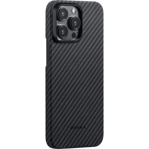 Чехол для iPhone Pitaka MagEZ Case 4 Twill 1500D Black/Grey (KI1501P) for iPhone 15 Pro