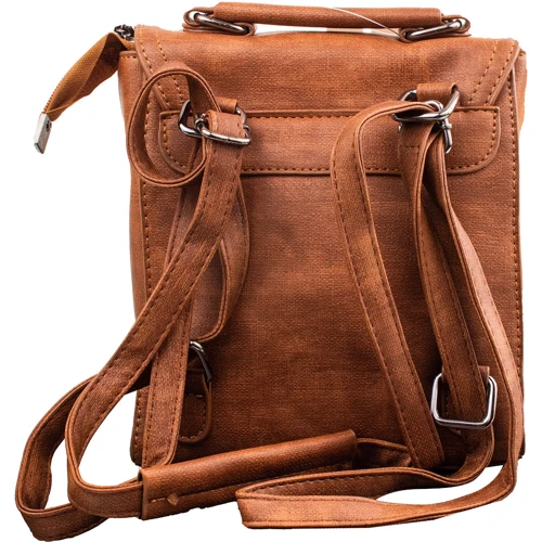 Жіночий рюкзак Valiria Fashion коричневий (DETAV3128-10): Фактура Зерниста, матова