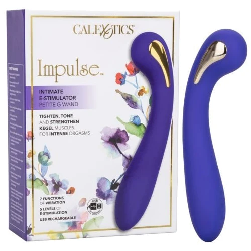 Вибромассажер точки G с электростимуляцией CalExotics Estim Petite G Wand