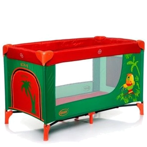 Манеж 4Baby Royal Jungle (Parrot) красно-зеленый