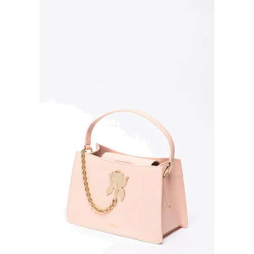 Жіноча сумка-сетчел Furla Tuberosa S Top Handle пудровая (WB00195MSD0001BR00)