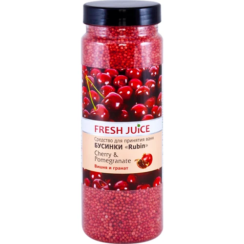 Fresh Juice Bath Bijou Rubin Cherry and Pomergranate Средство для ванн вишня и гранат 450 g
