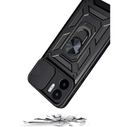 Чохол для телефона BeCover Military Black для Xiaomi Redmi A2 (710206): Тип накладка на заднюю часть