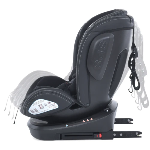 Автокрісло El Camino EVOLUTION 2 360 ME 1045-1 ISOFIX 0-36 кг Royal Black фото 17