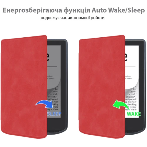 Аксесуар до електронної книги BeCover Smart Case Red для PocketBook 629 Verse / 634 Verse Pro (710979)