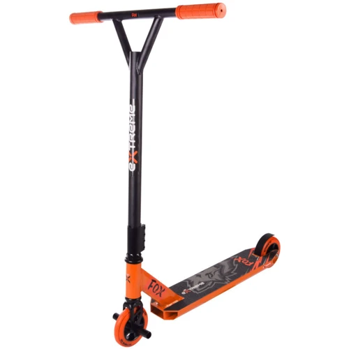 Самокат трюковый 2-х колёсный TR21005 Extreme Motion Fox оранжевый