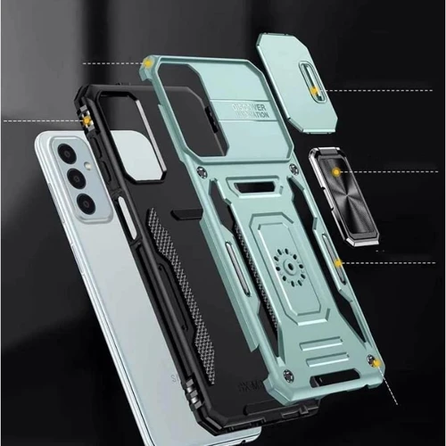 Чохол для телефона Mobile Case Camshield Army Ring Light Green для Samsung A266 Galaxy A26 5G: Плівка в комплекті нет