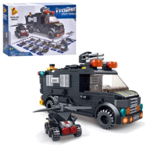 Конструктор A-Toys Полицейский транспорт 571 деталь (633082)