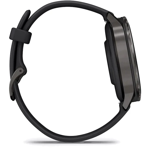Смарт-часы Garmin Venu 4 41mm Slate with Black Silicone Band (010-03013-02)